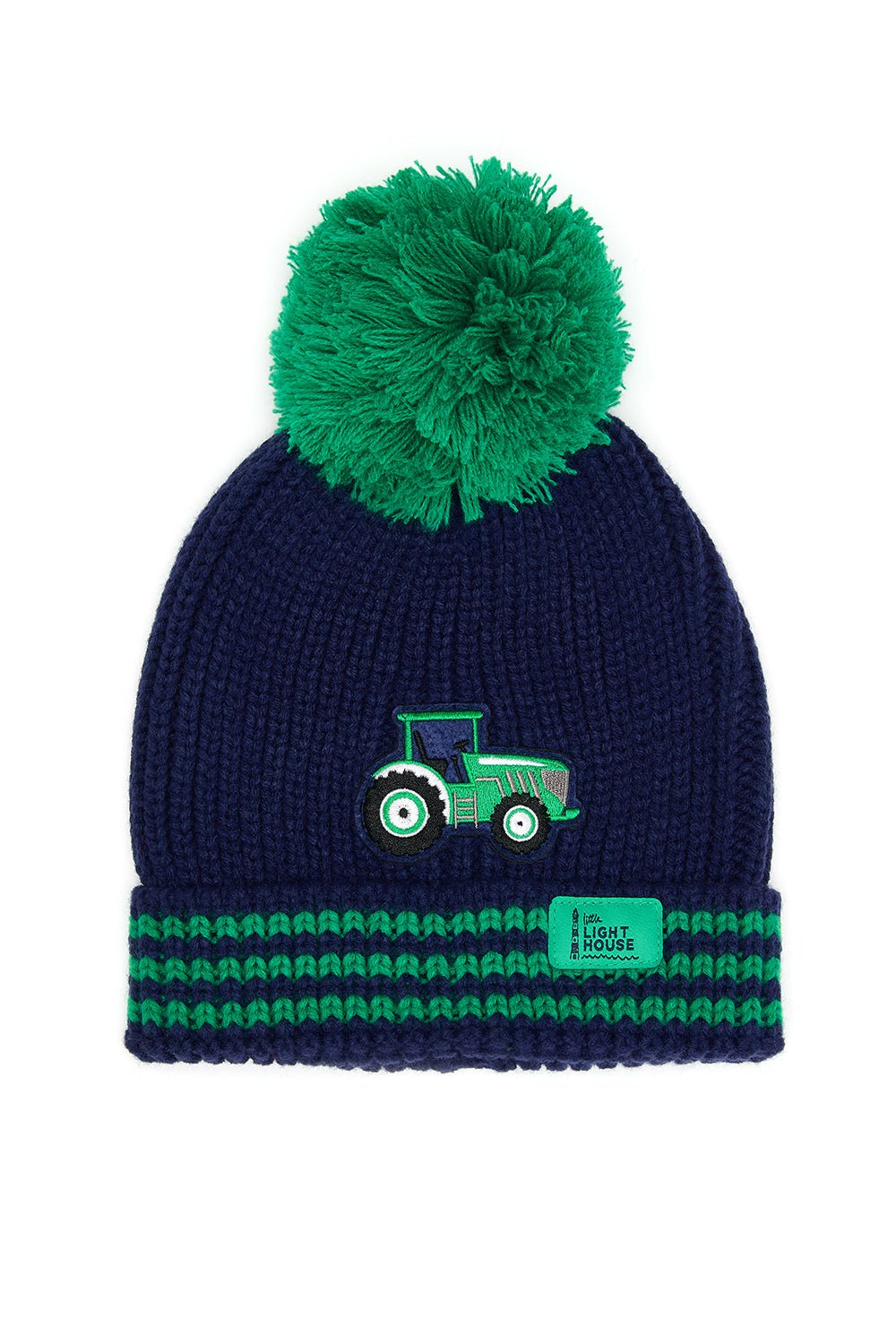 Bobbie Bobble Boys' Cable Knit Hat Lighthouse