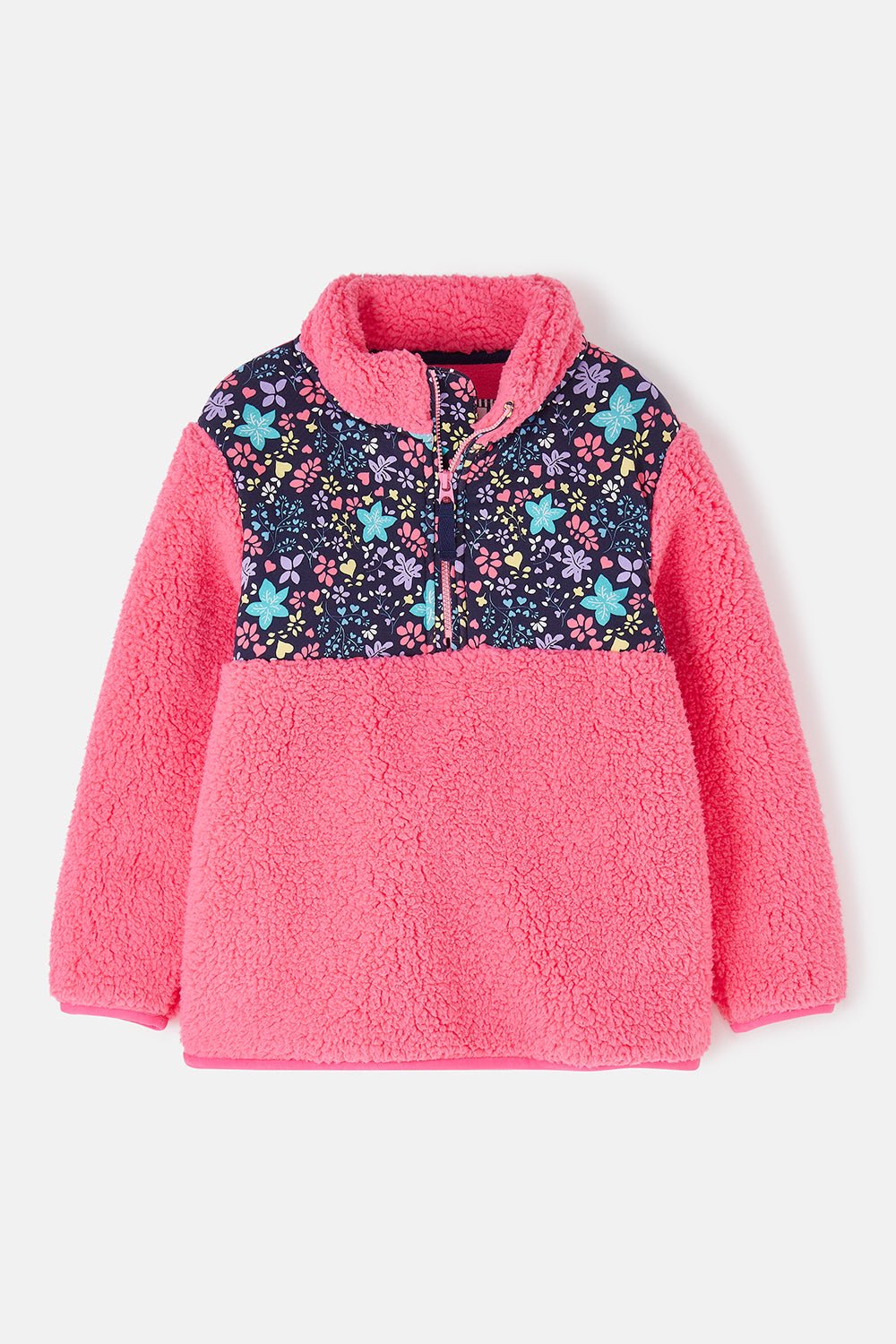 Cassie Fleece - Pink Floral - Lighthouse