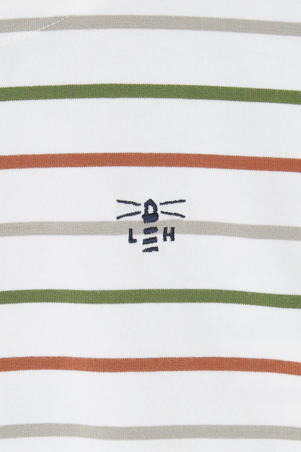 Causeway Breton Top - Sea Kelp Rust Stripe - Lighthouse