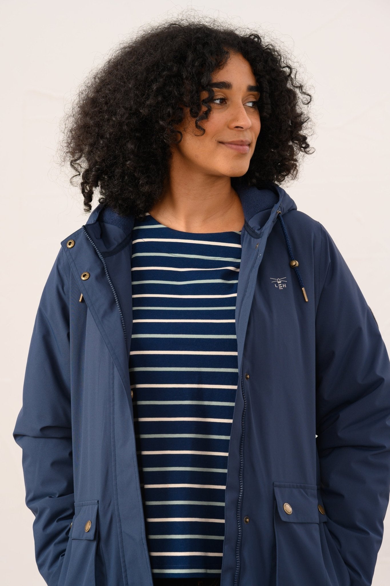 Imogen Coat - Navy - Lighthouse