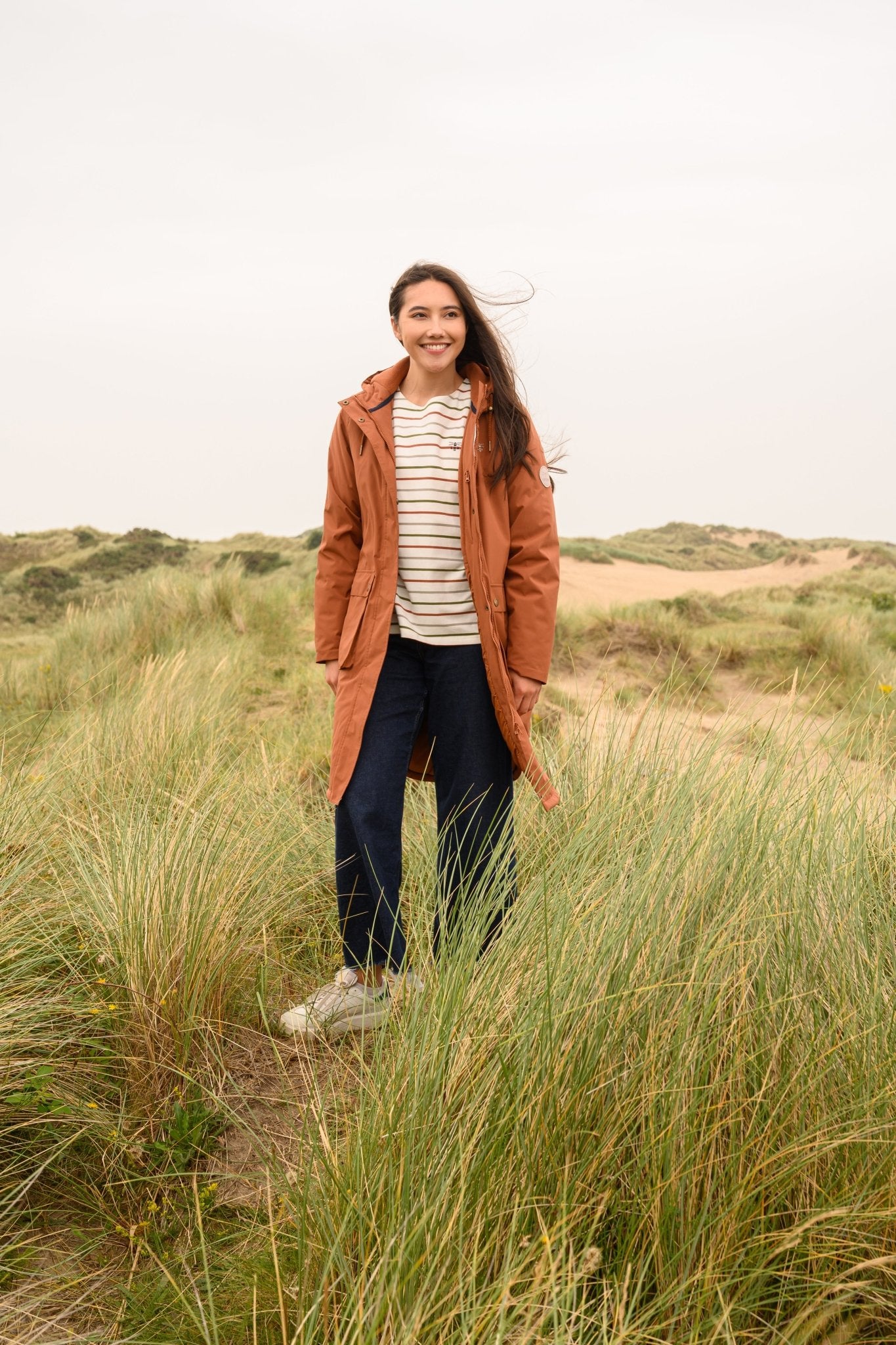 Imogen Coat - Rust - Lighthouse