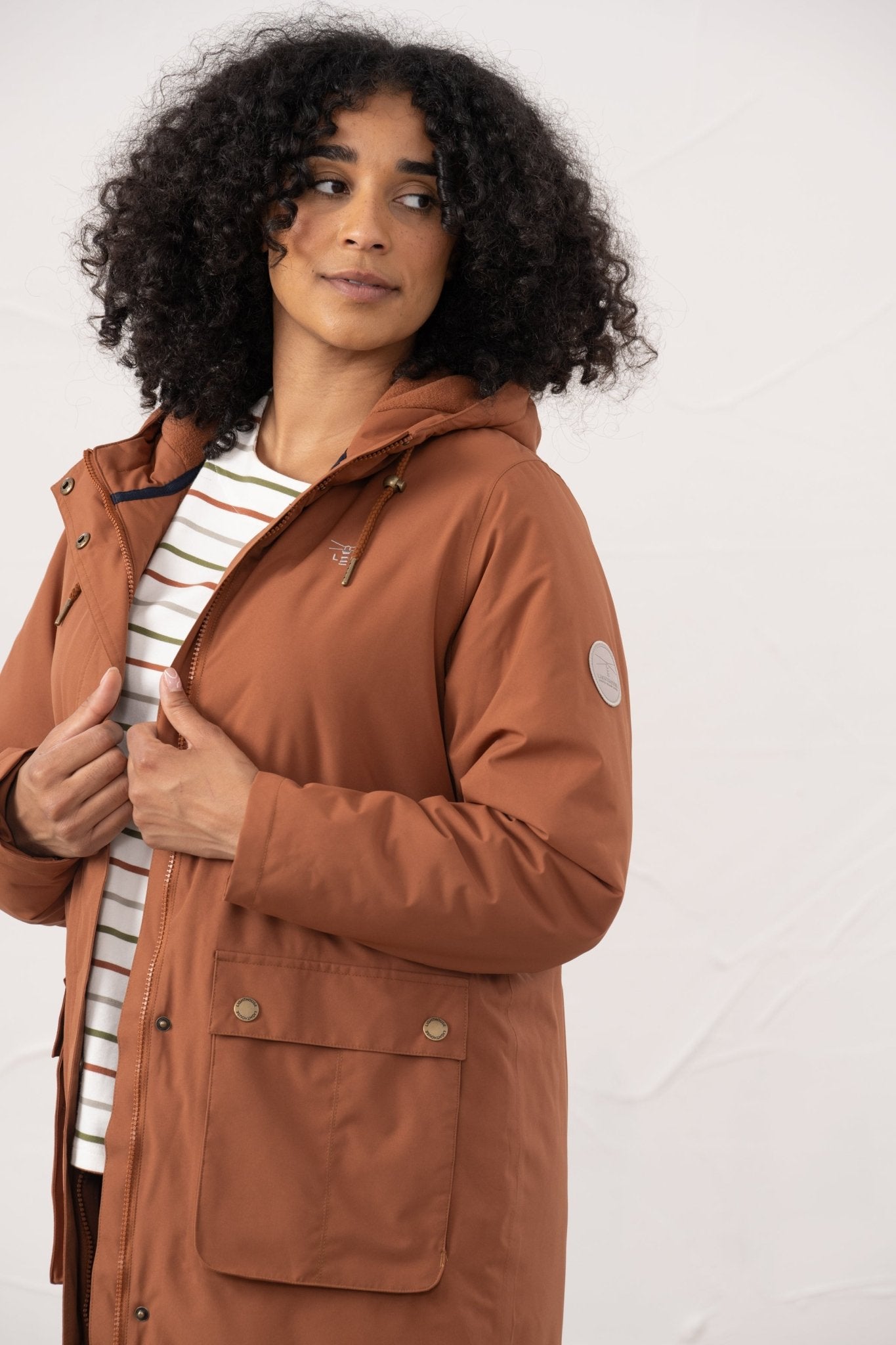 Imogen Coat - Rust - Lighthouse