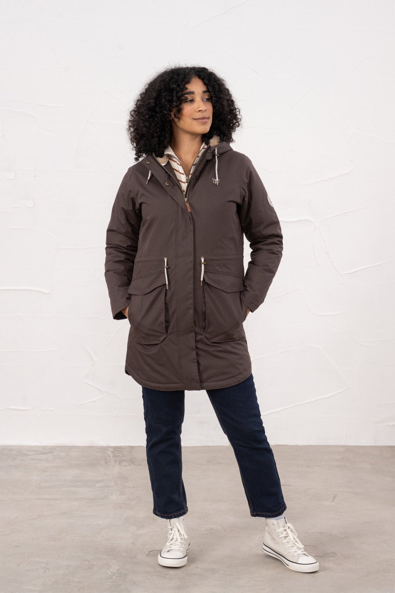 Isobel Coat - Cocoa - Lighthouse
