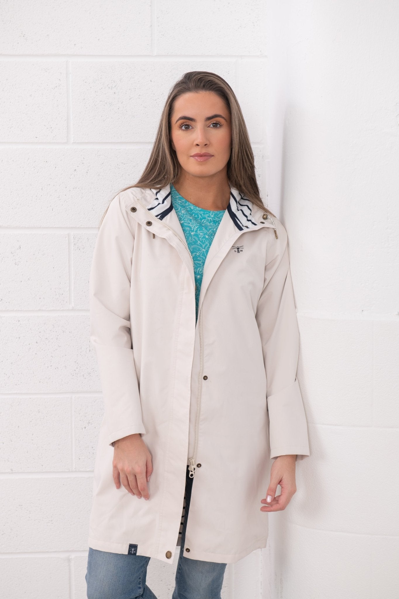 Veste Imperméable Femme LightHouse Beachcomber – Style Nautique, Respirante