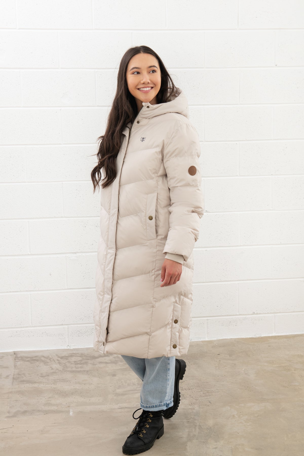 Savannah Recycled Fill Padded Coat Lighthouse