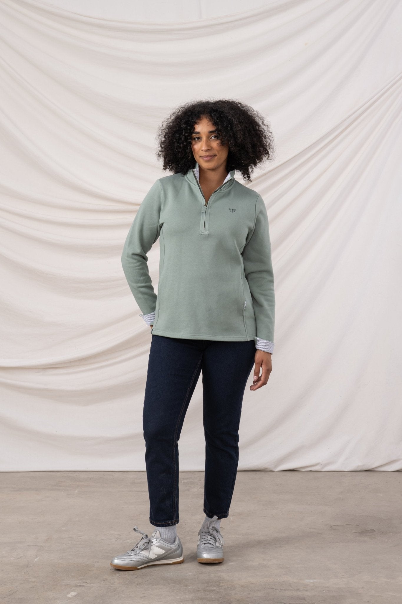 Shore Sweatshirt - Sage - Lighthouse
