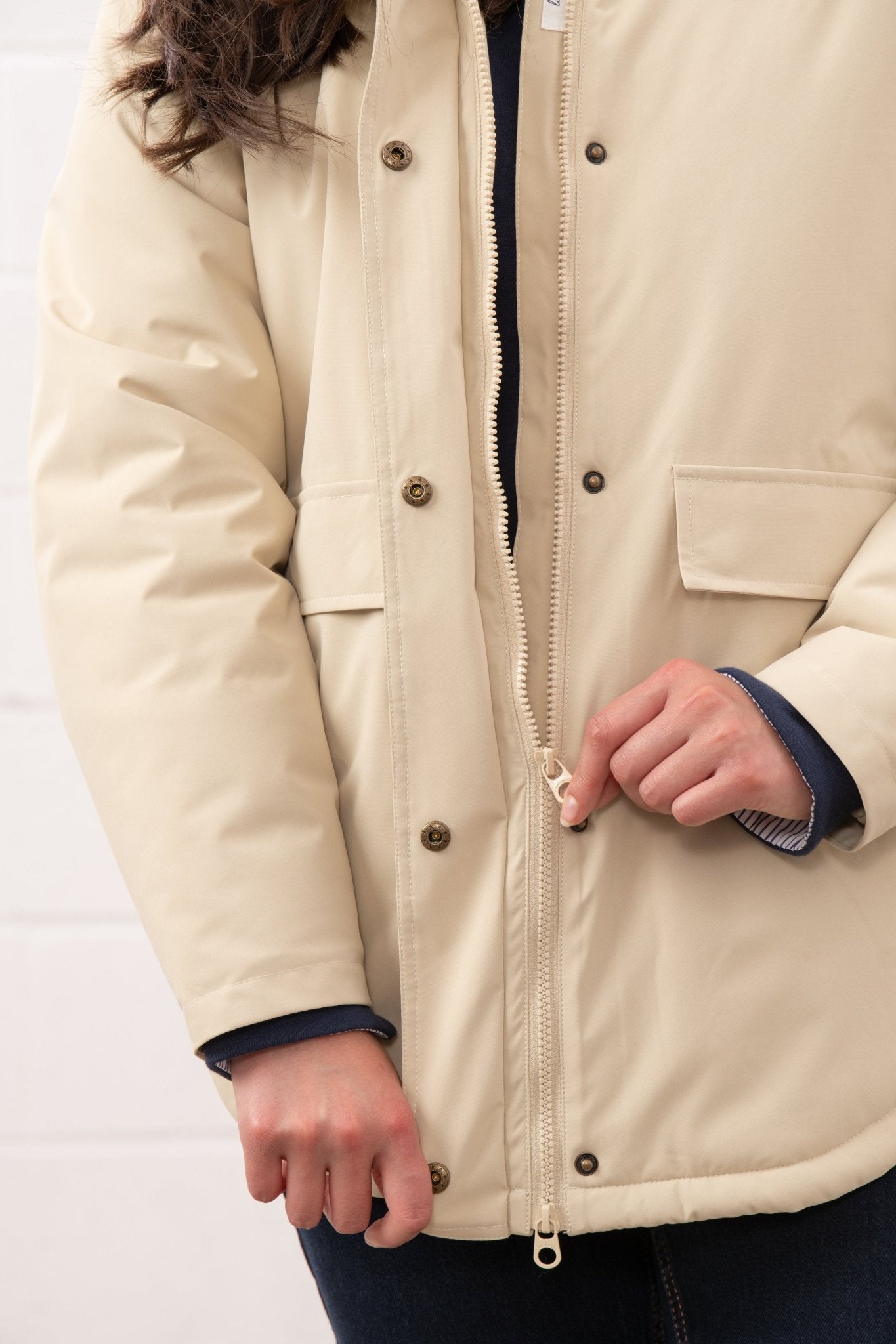 Tess Coat - Cream - Lighthouse