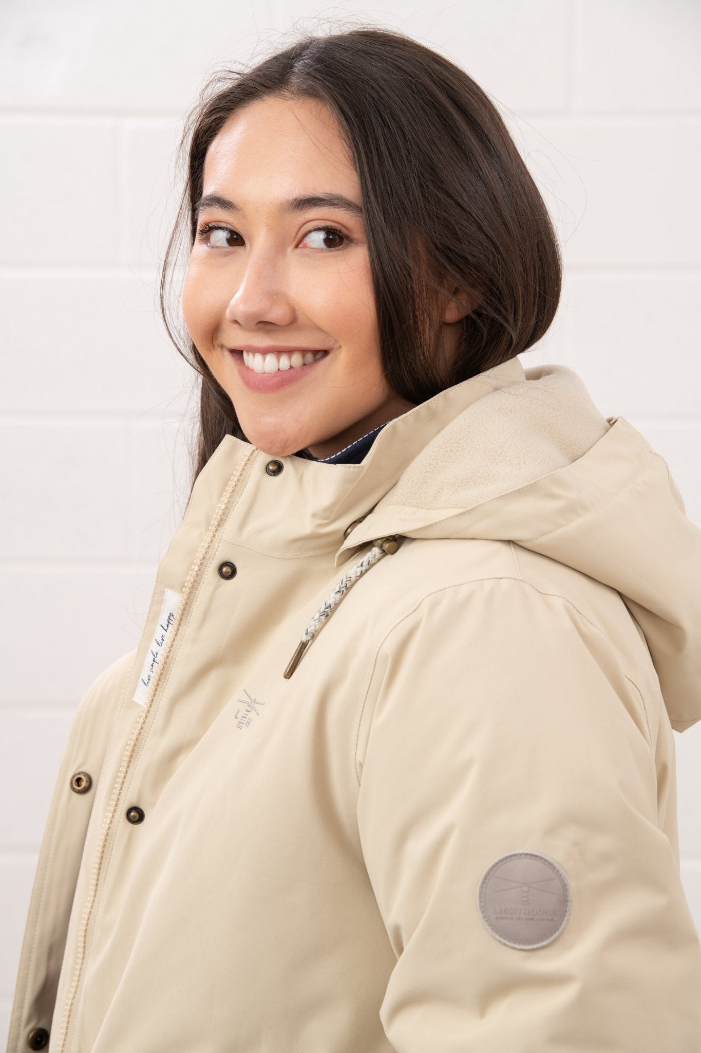 Tess Coat - Cream - Lighthouse
