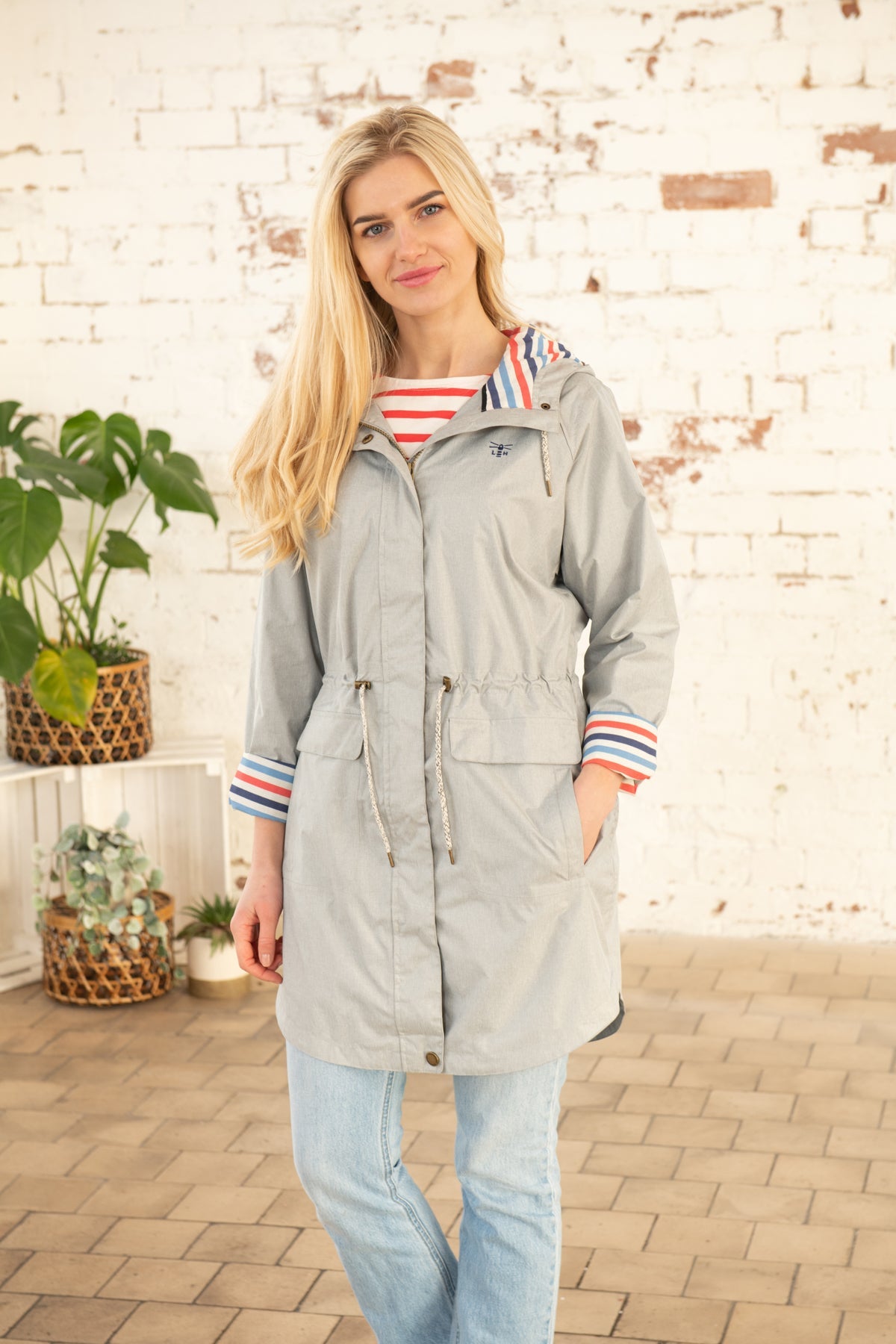 Alice Lightweight Waterproof Jacket Lighthouse