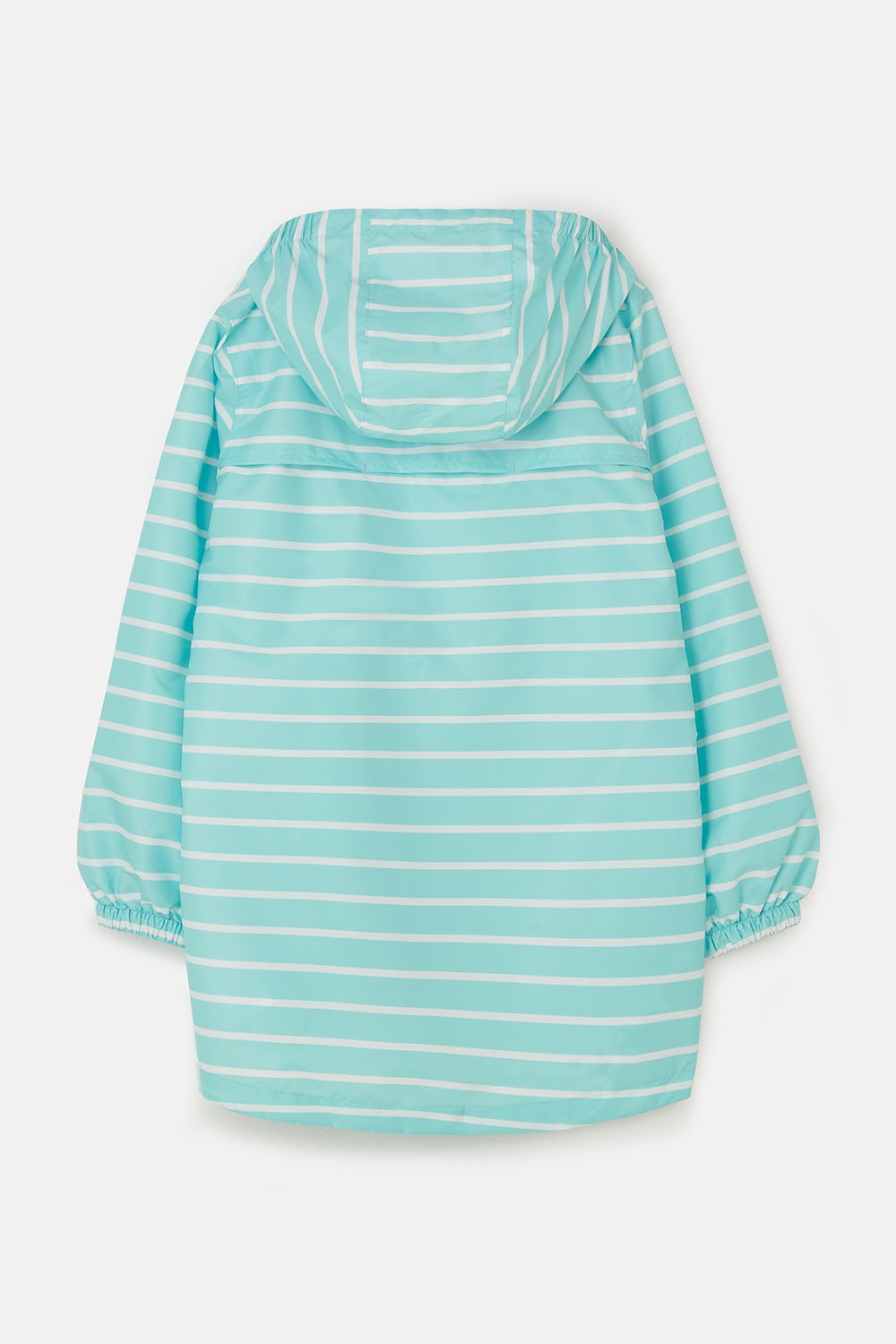Cara Kids Rain Parka - Soft Turquoise Stripe - Lighthouse