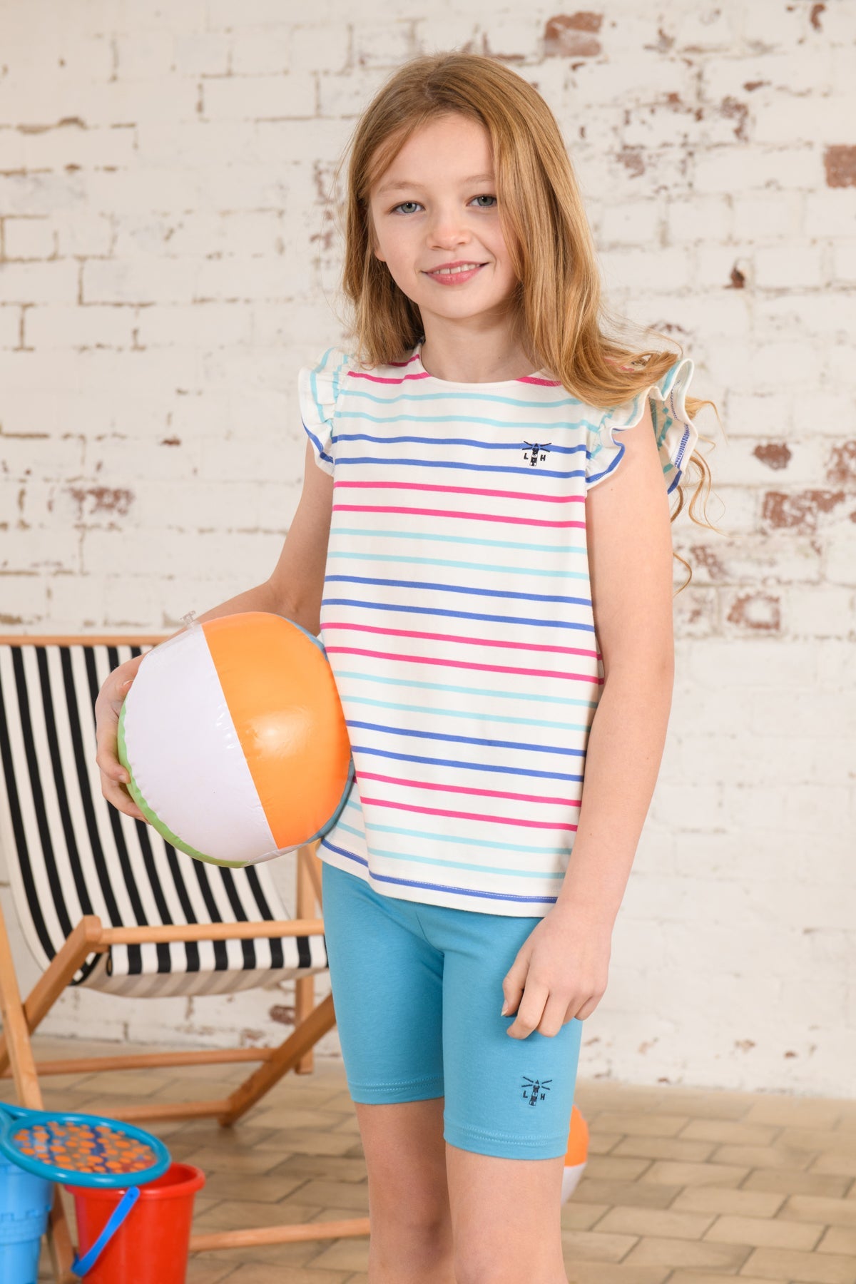 Causeway Swing Tee - Pink Purple Stripe - Lighthouse
