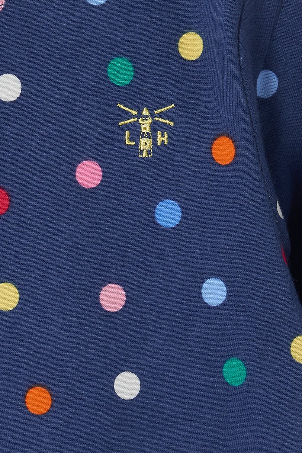 Causeway Top - Dot Print - Lighthouse