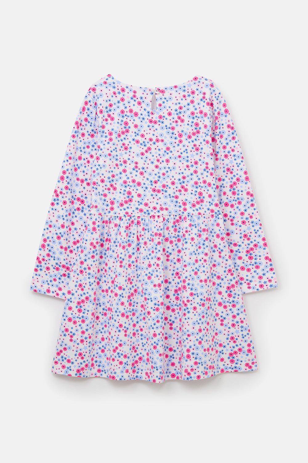 Ellie Dress - Pink Blue Floral-Lighthouse