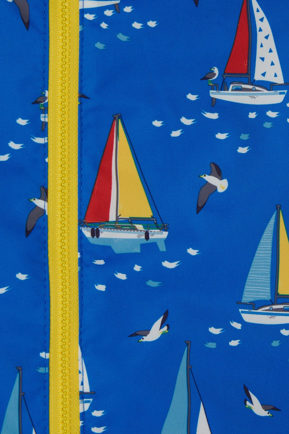 Ethan Jacket - Blue Boat Print-Lighthouse