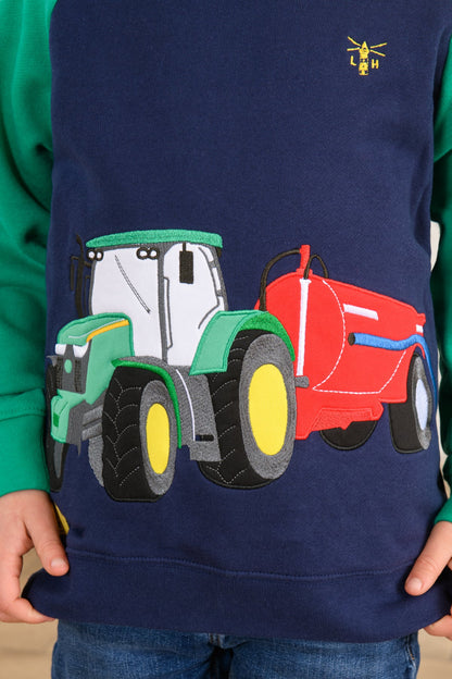 Jack Hoodie - Green Tractor Slurry-Lighthouse
