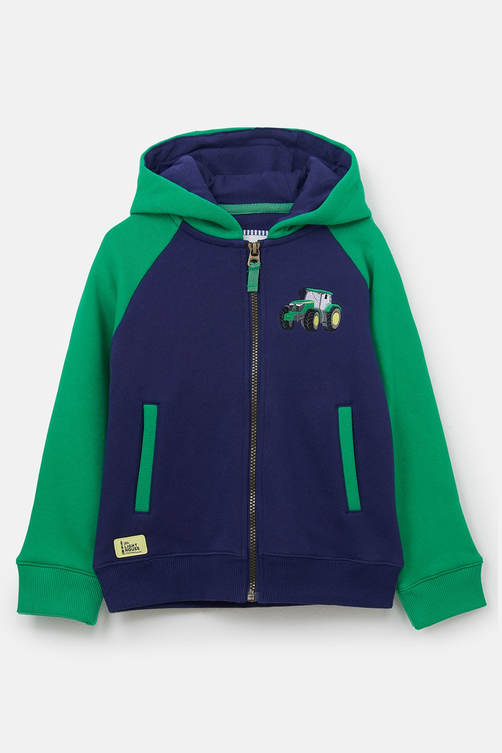 Jackson Full Zip Hoodie,Green Tractor