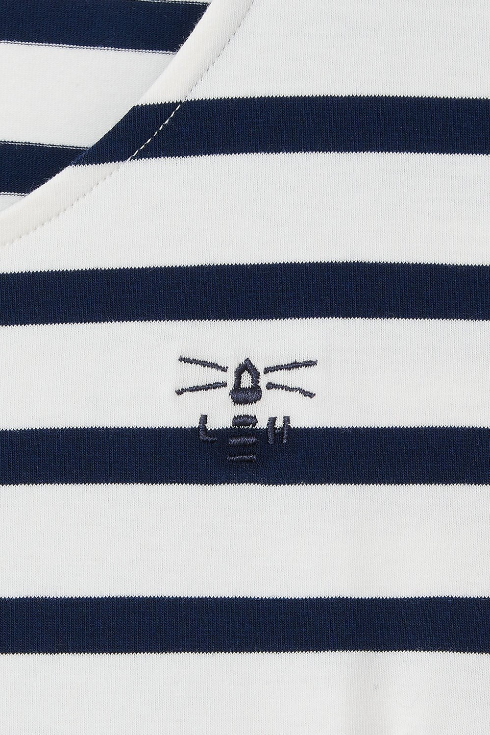 Lydia Dress - Cloud Midnight Stripe-Lighthouse