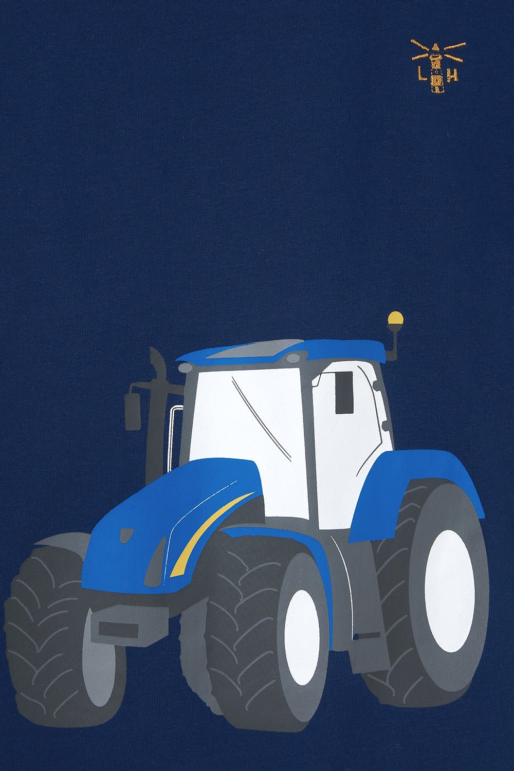 Mason Tee Shirt - Blue Tractor - Lighthouse