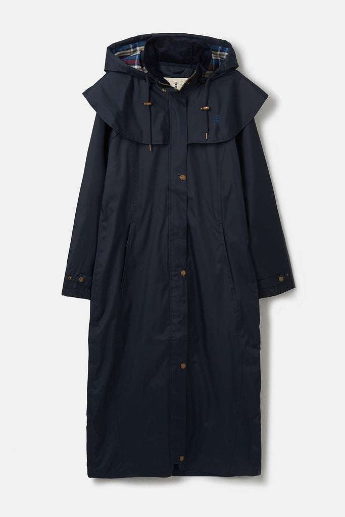 Outback Long Waterproof Coat Navy Women's Coats Lighthouse