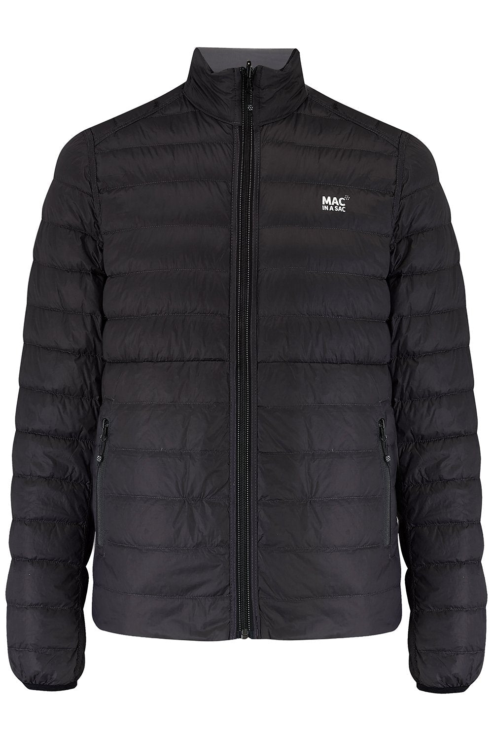 Polar II Mens Down Jacket - Jet Black Charcoal-Mac in a Sac