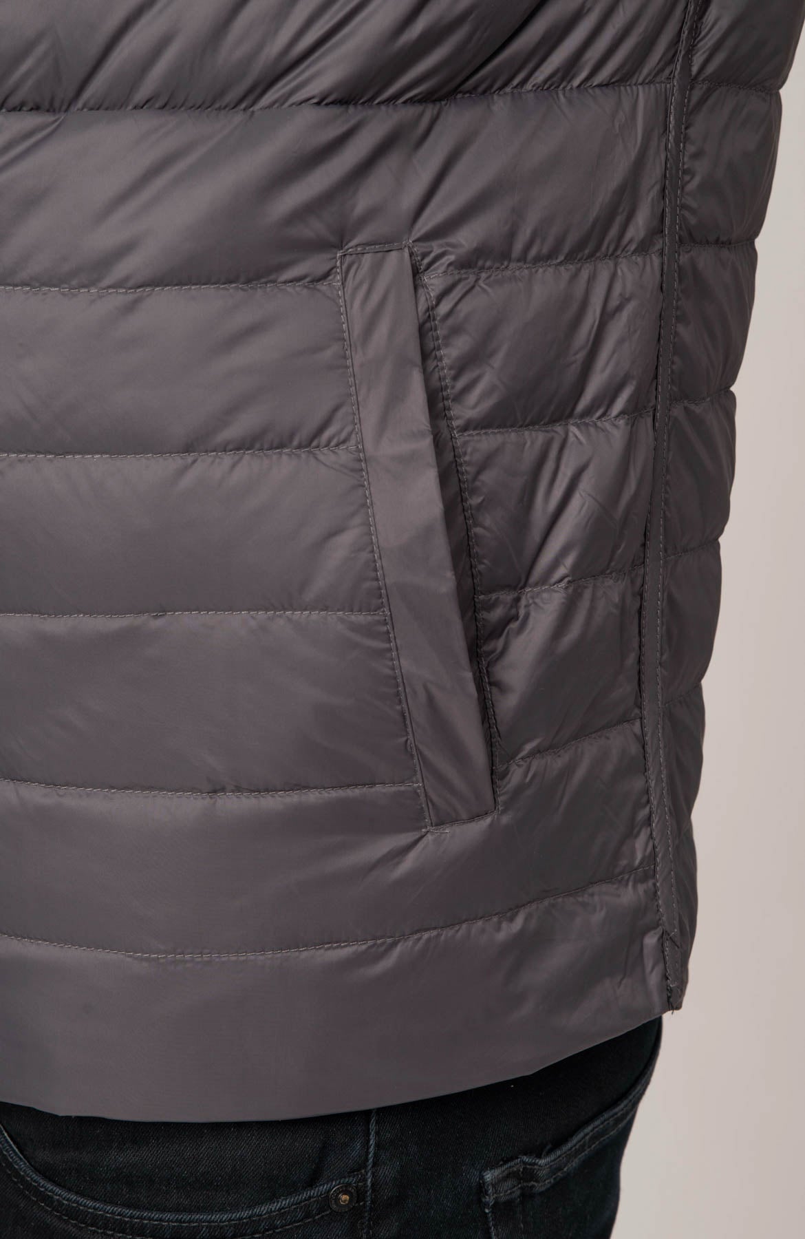 Polar II Mens Down Jacket - Jet Black Charcoal-Mac in a Sac