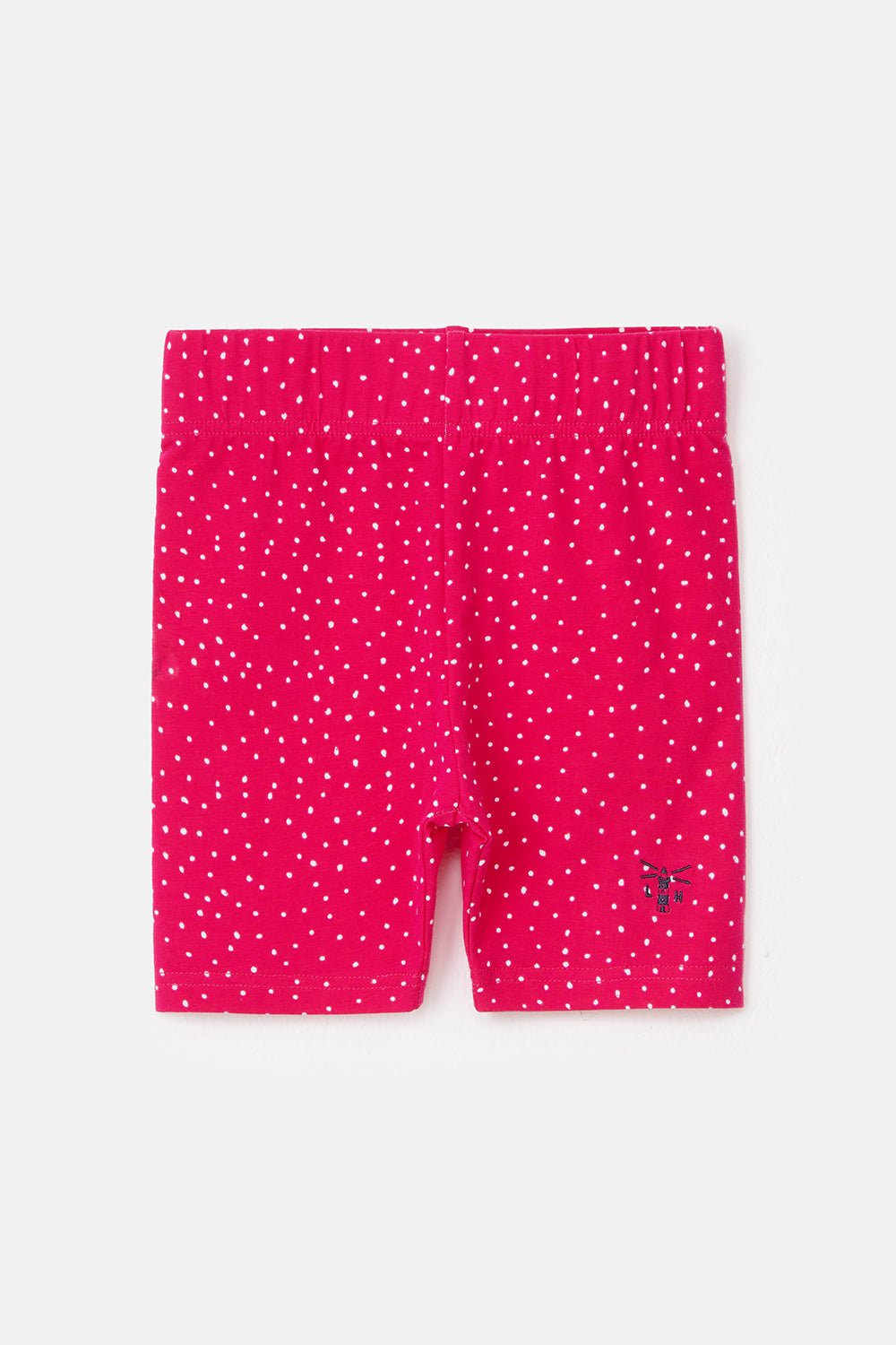 Polly girls' shorts, Bright Pink Dot