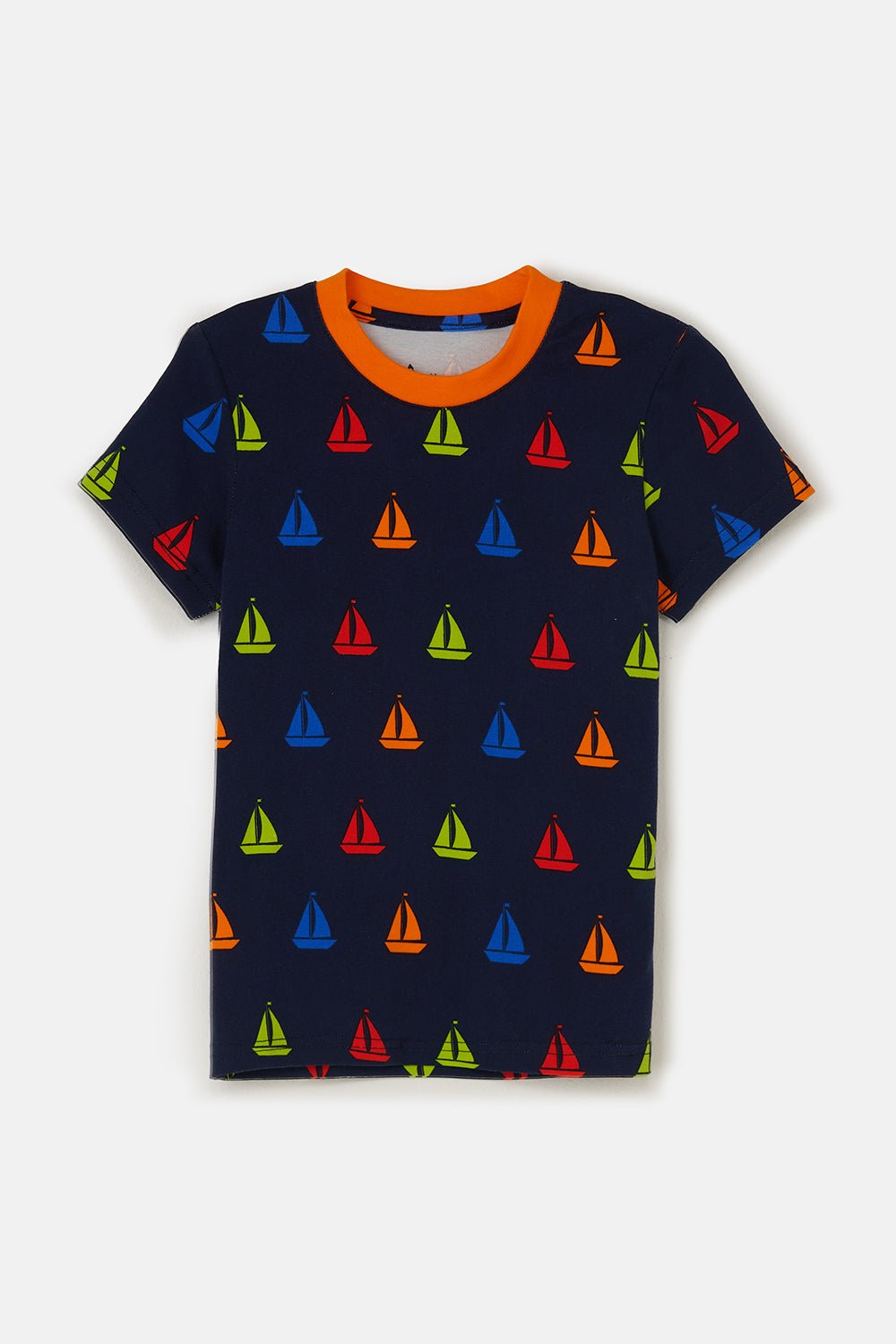 Kids' pyjamas, Navy Boat Print
