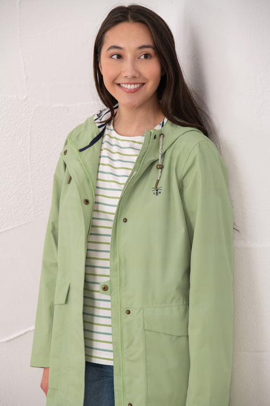 Long Beachcomber Jacket - Pistachio