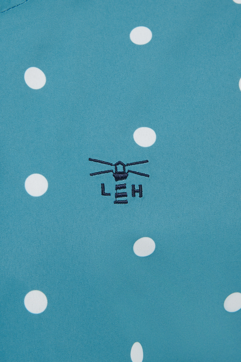 Long Beachcomber Jacket - Blue Dot