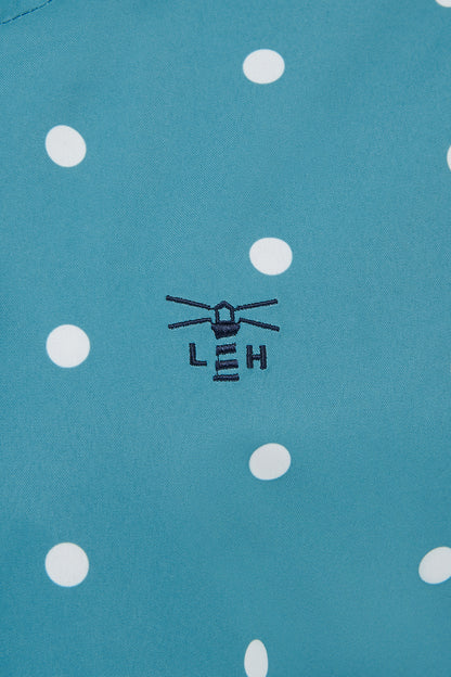 Long Beachcomber Jacket - Blue Dot