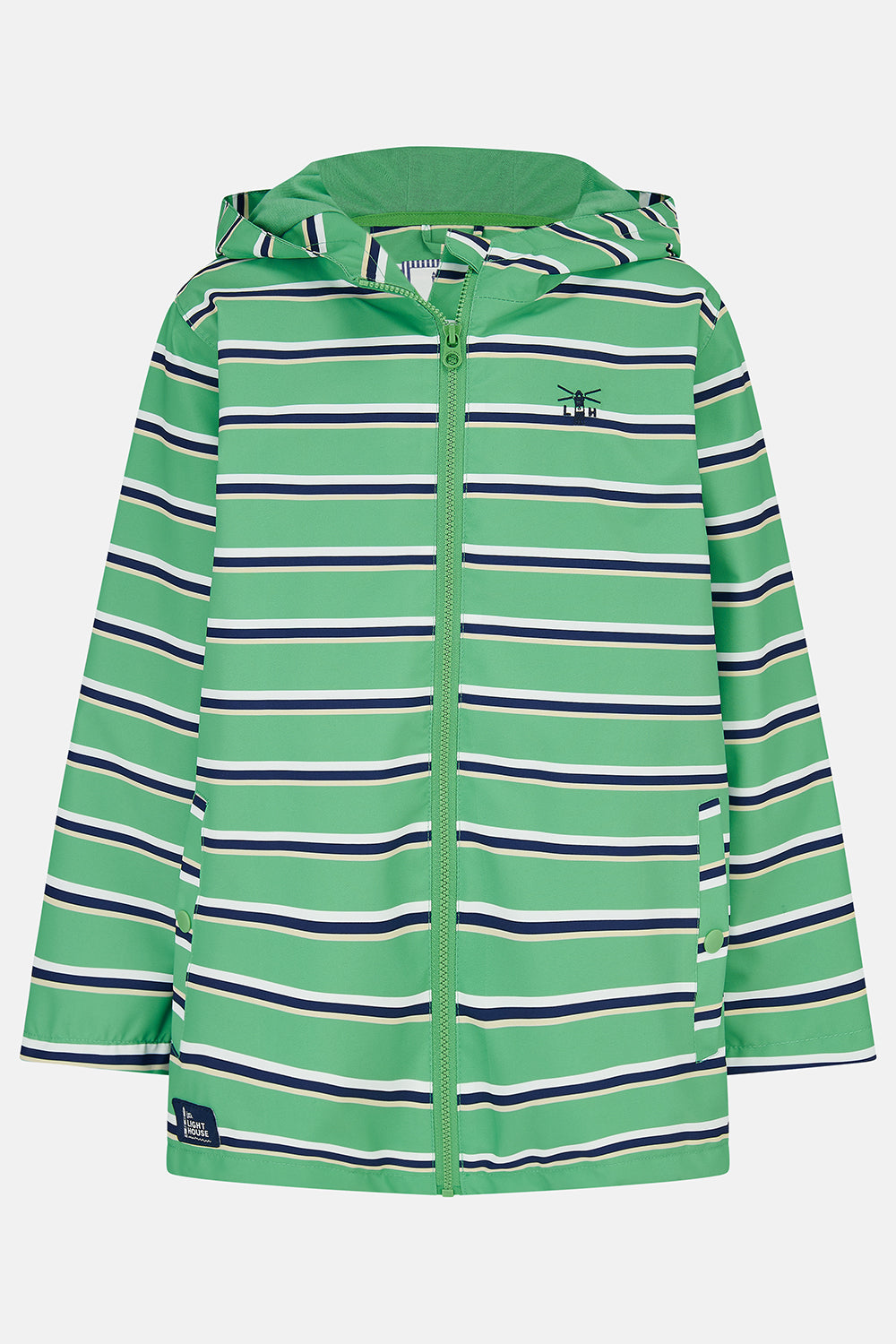 Ethan Jacket - Sea Green Stripe