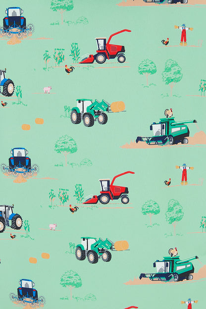 Ethan Jacket - Sea Green Tractor