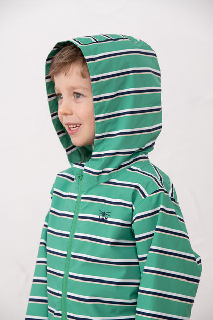 Ethan Jacket - Sea Green Stripe