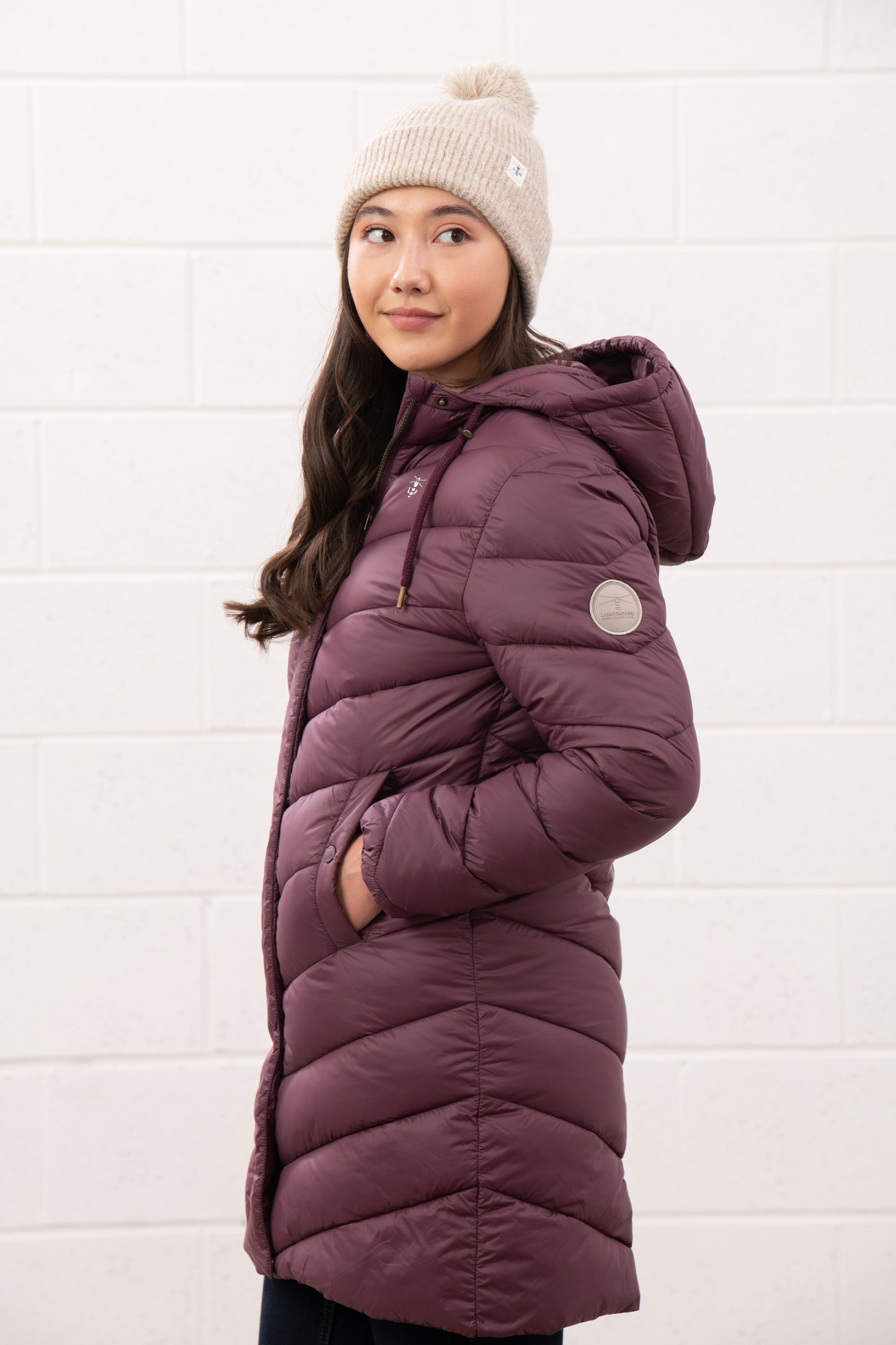 Laurel Coat - Cranberry