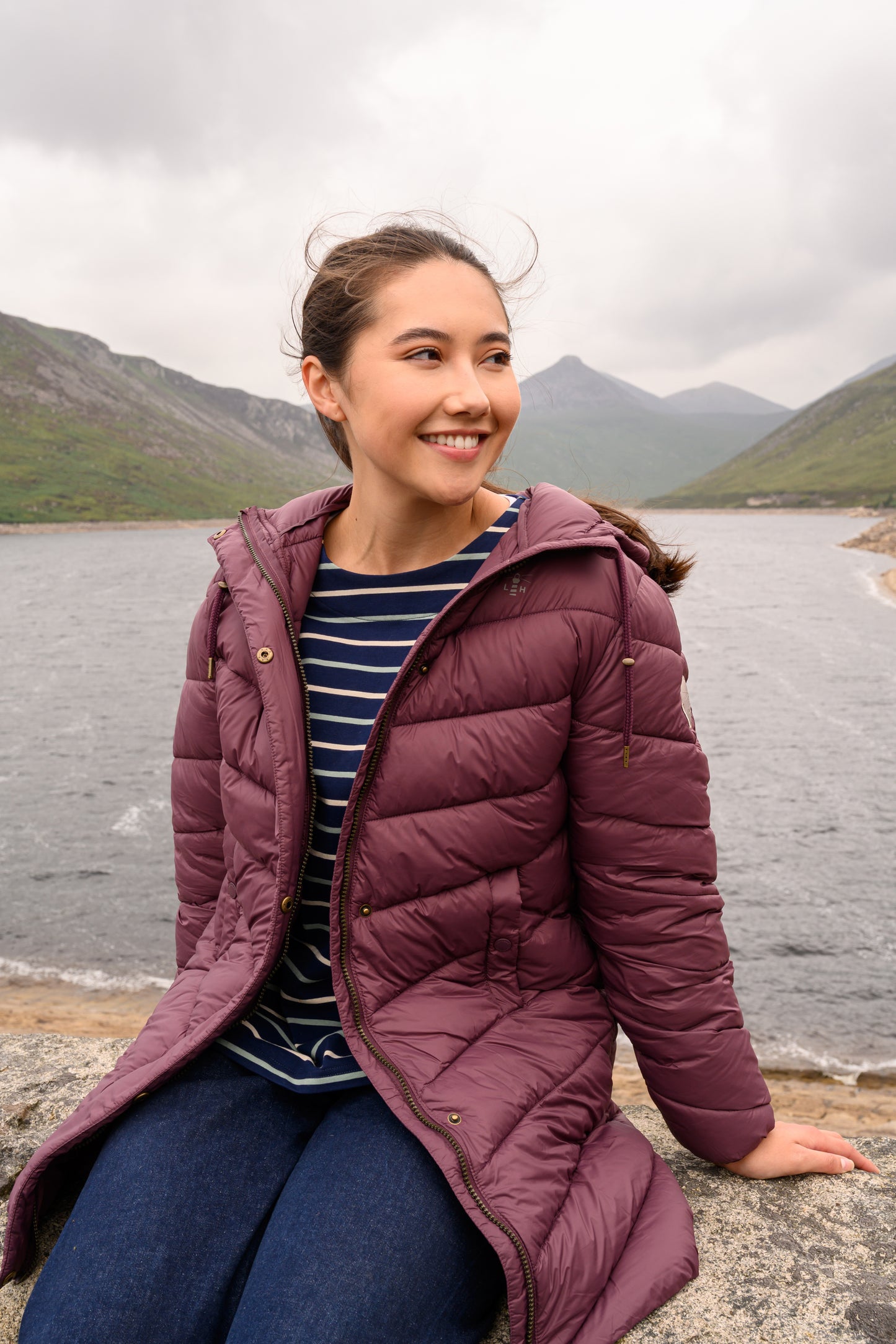 Laurel Coat - Cranberry