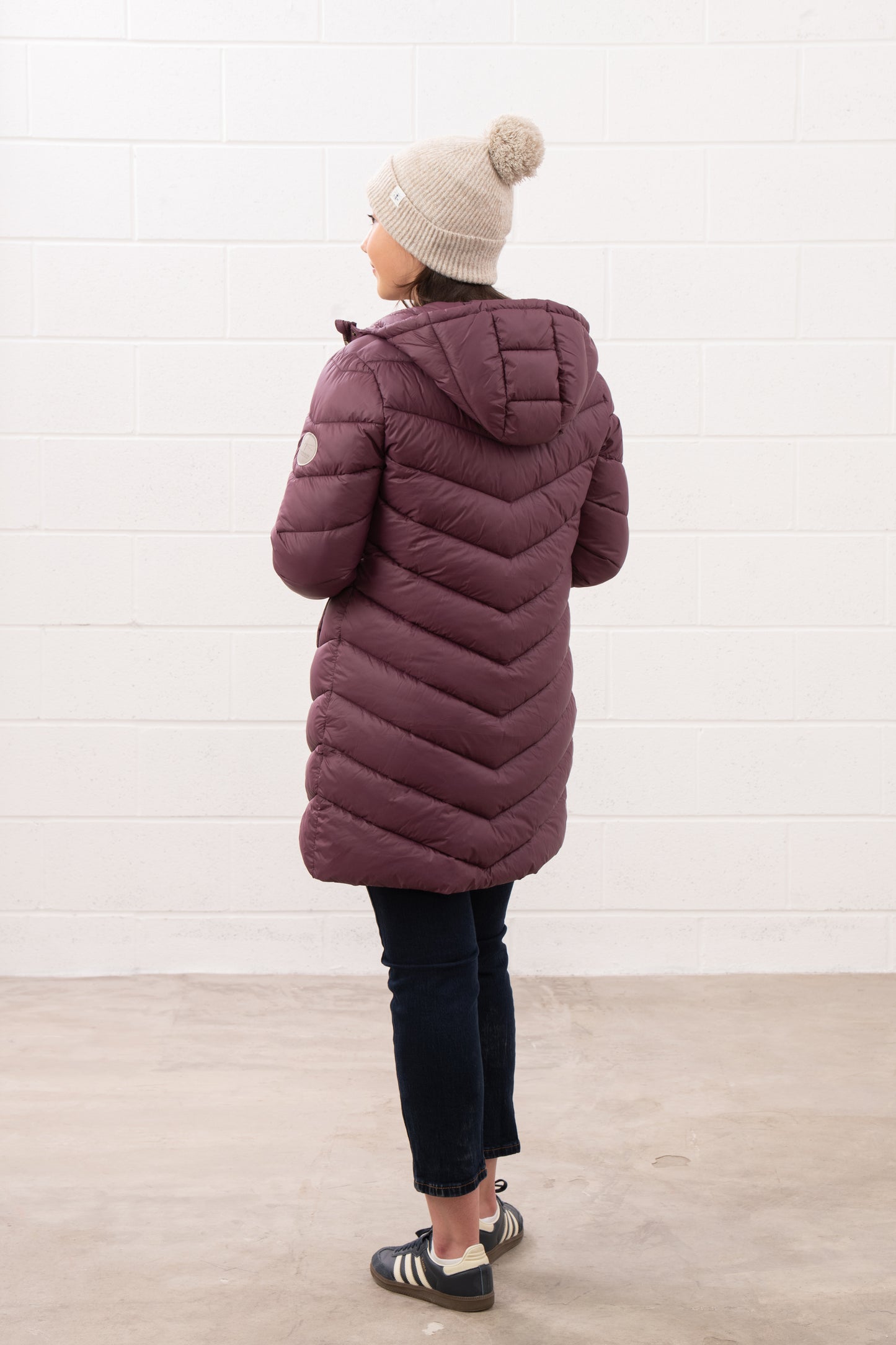 Laurel Coat - Cranberry