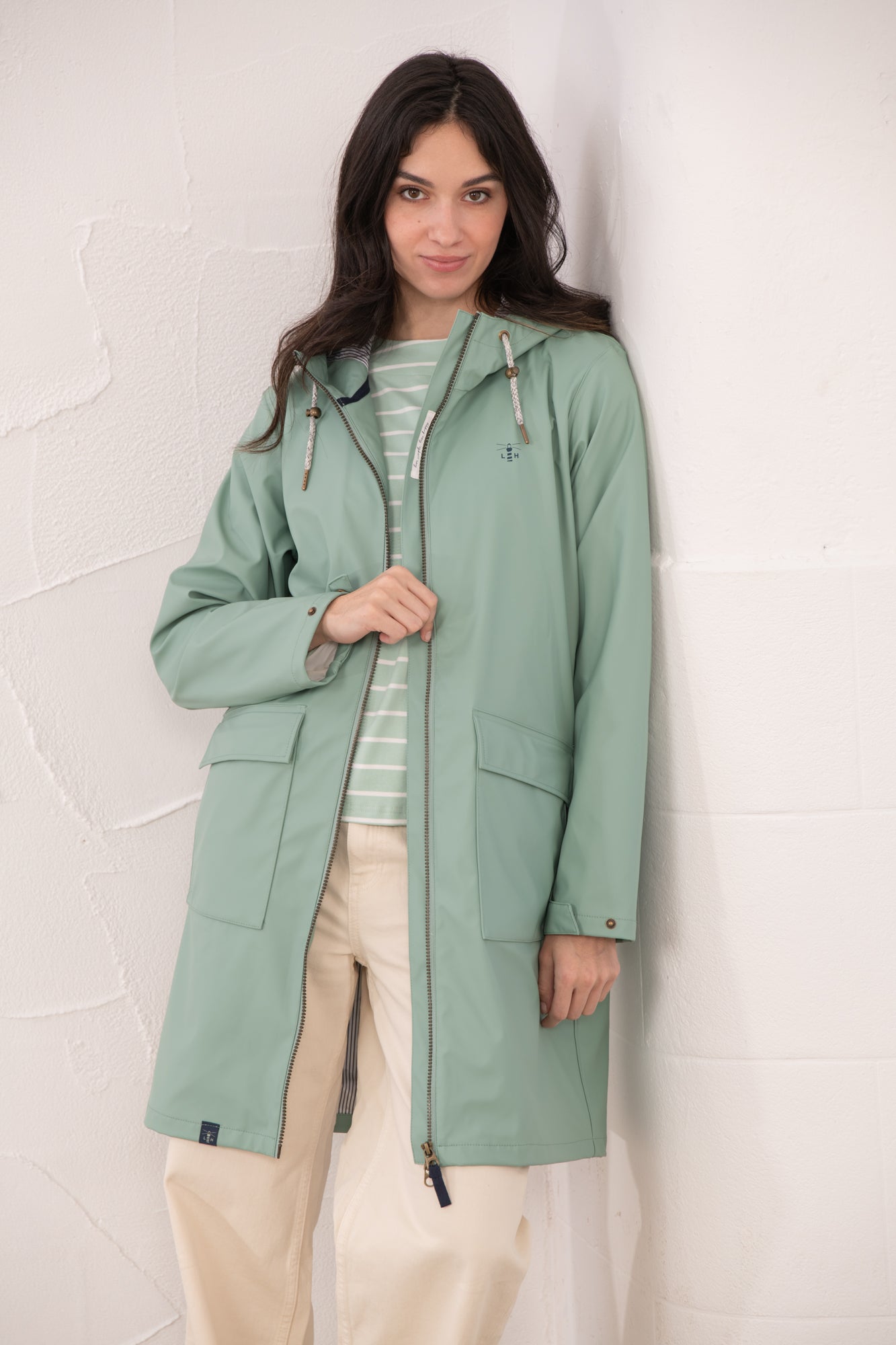 Lucy Long Jacket - Sage