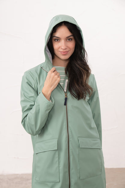 Lucy Long Jacket - Sage