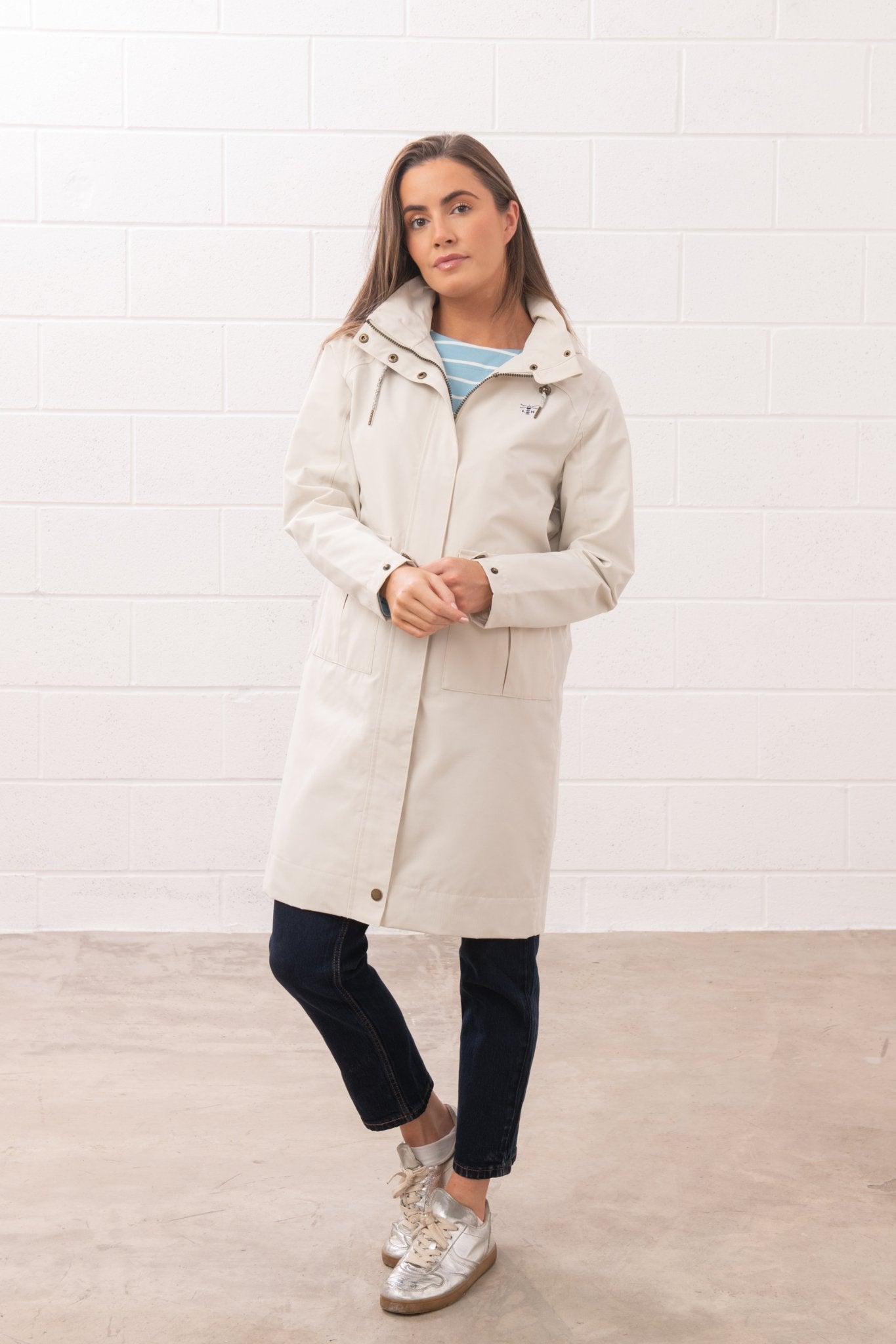 Annika Women's Lightweight Raincoat Lighthouse - Main Image