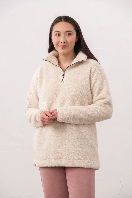 Bay Sherpa Fleece - Cream - Lighthouse