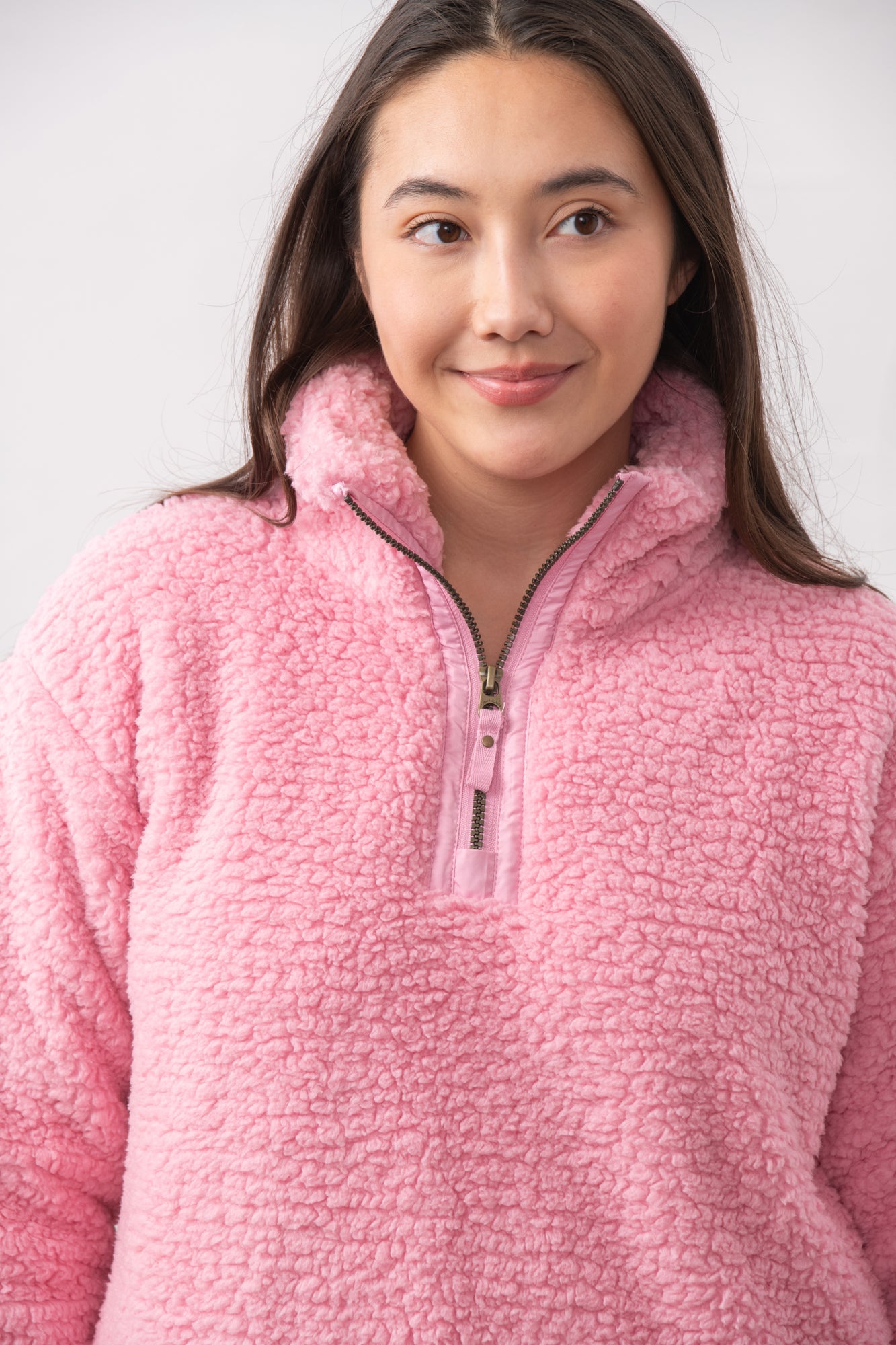 Bay Sherpa Fleece - Pink - Lighthouse