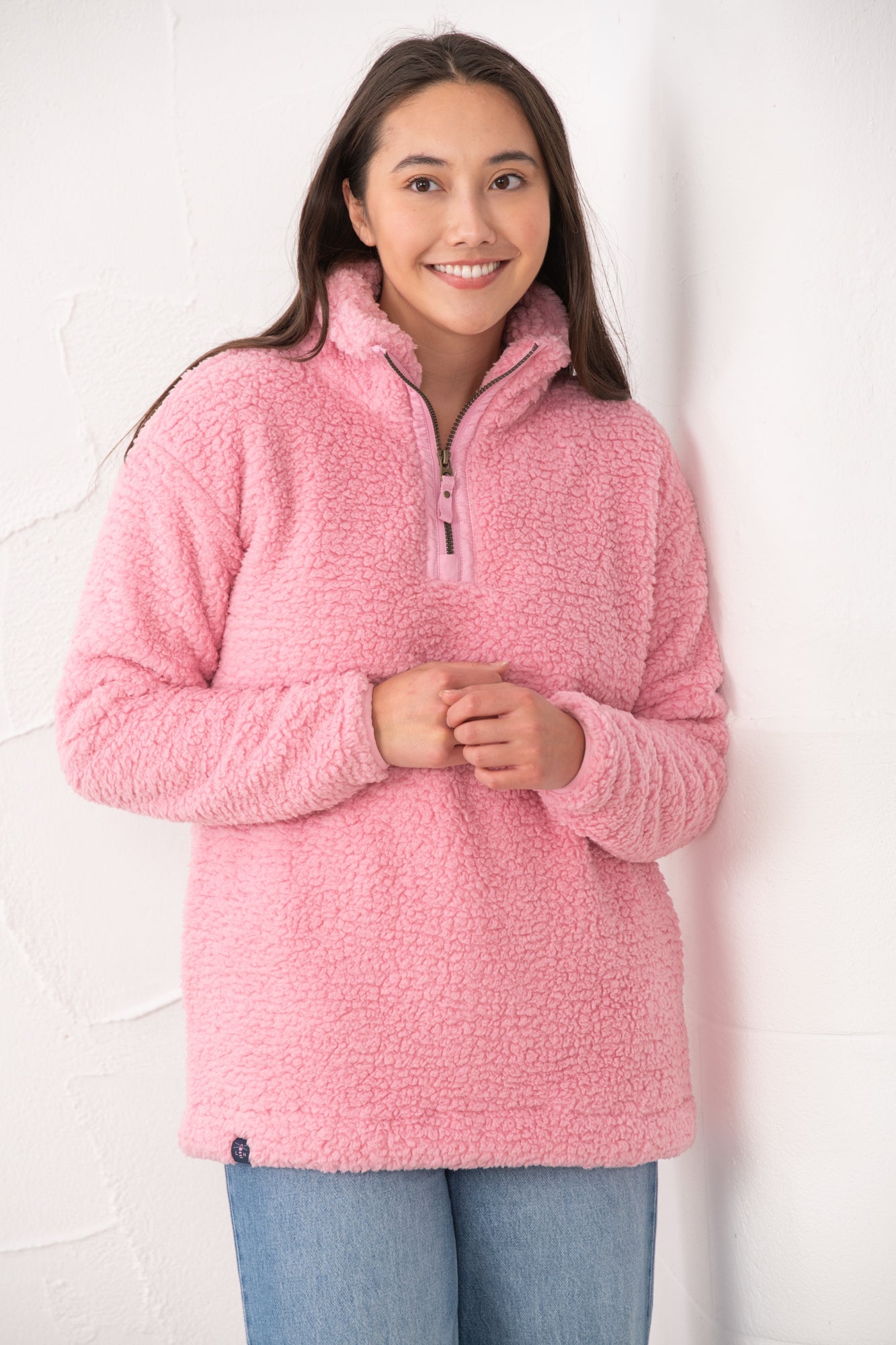 Bay Sherpa Fleece - Pink - Lighthouse