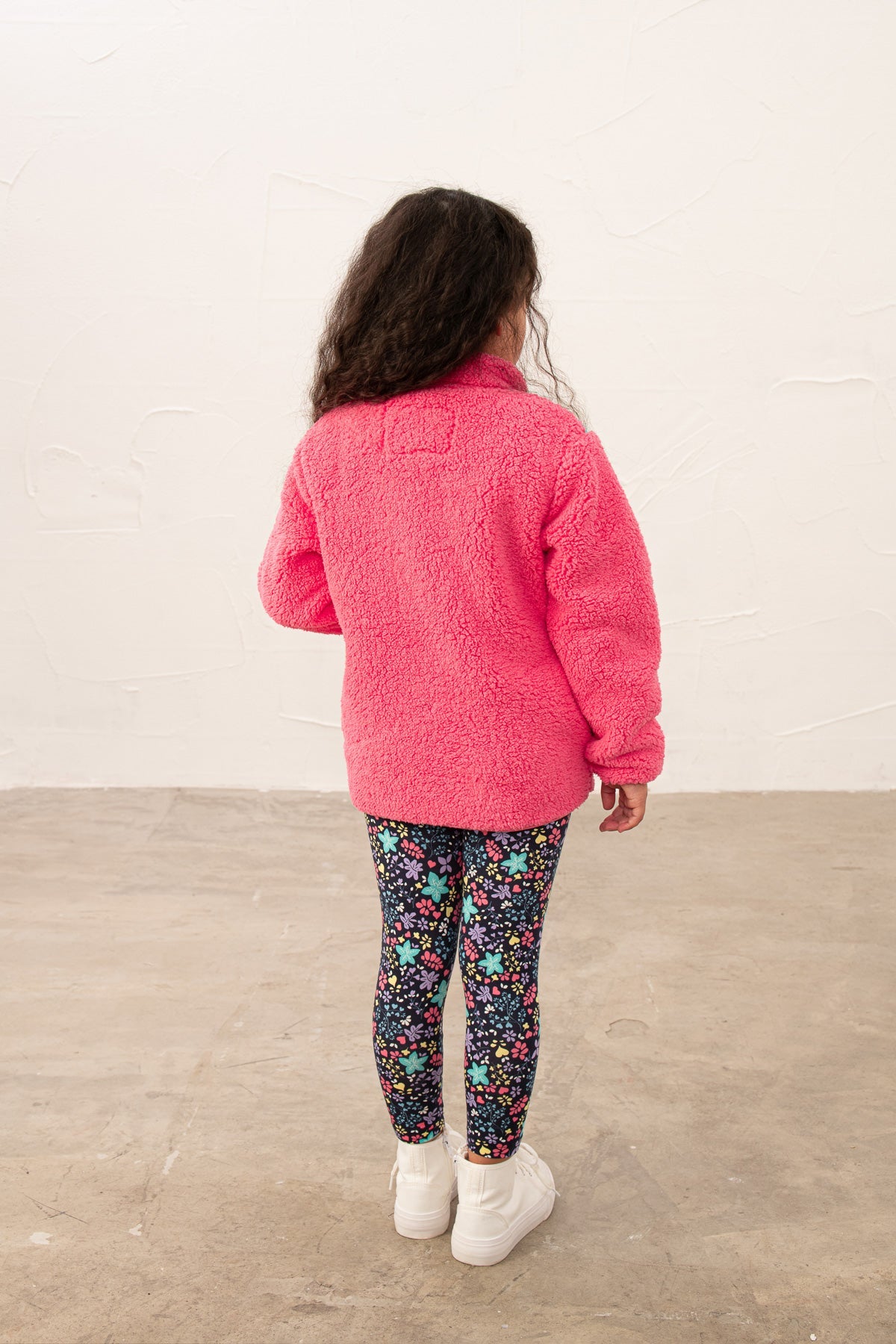 Cassie Fleece - Pink Floral - Lighthouse