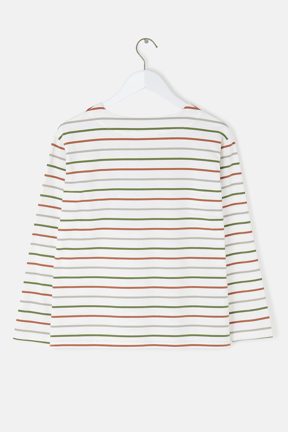 Causeway Breton Top - Sea Kelp Rust Stripe - Lighthouse