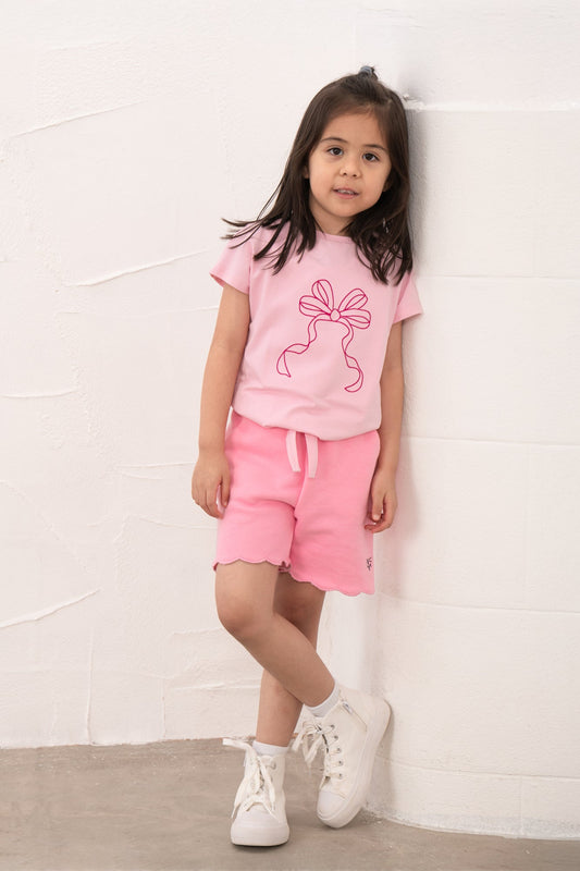 Causeway Tie Top - Pink Bow - Lighthouse