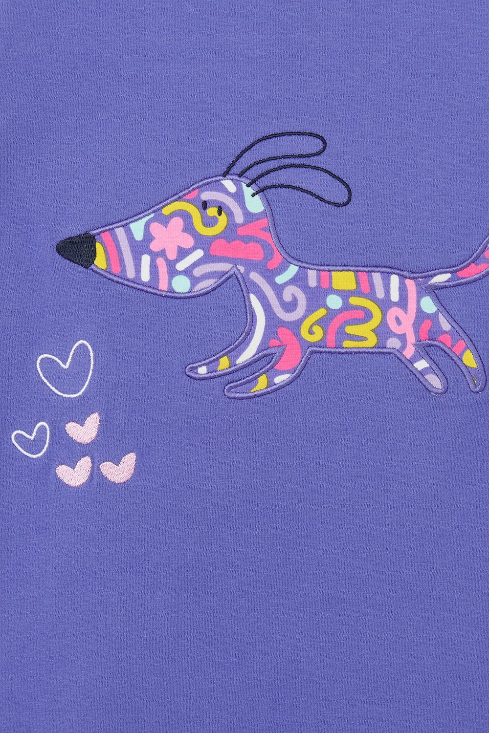 Causeway Top - Dog Print - Lighthouse