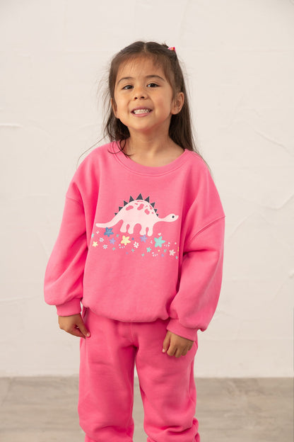 Flora Sweatshirt - Steggie Print - Lighthouse