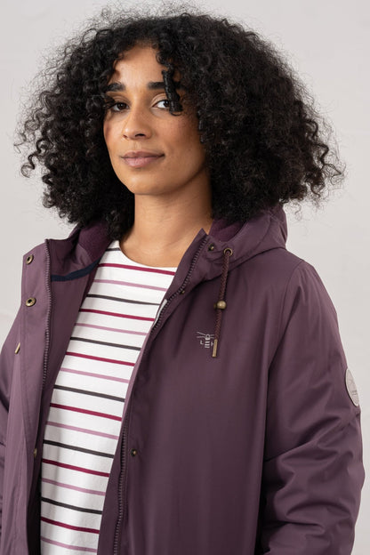 Imogen Coat - Cranberry - Lighthouse