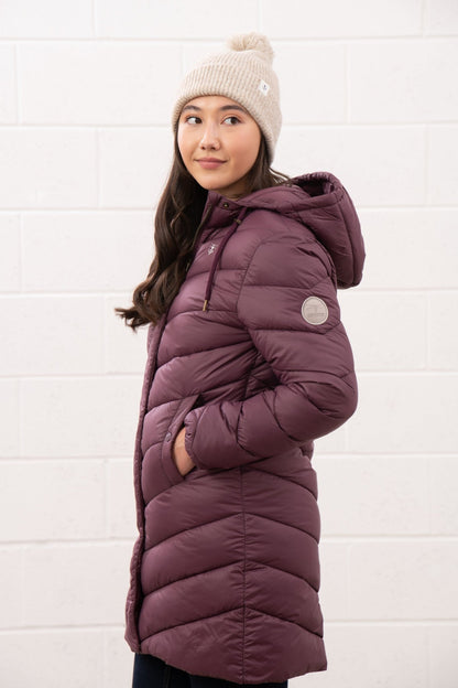 Laurel Coat - Cranberry - Lighthouse