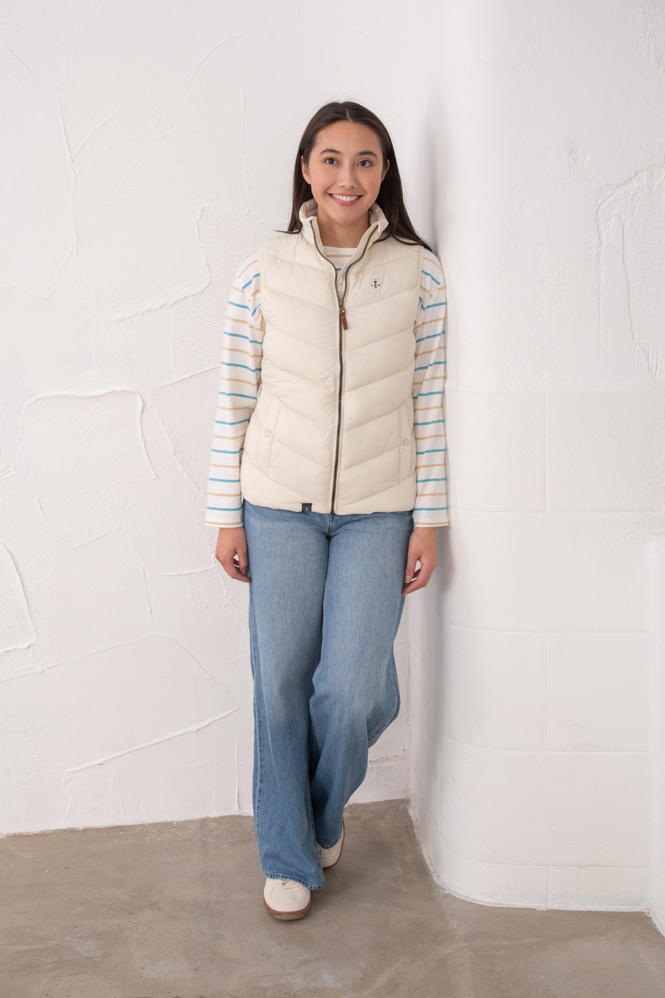 Laurel Gilet - Cream - Lighthouse